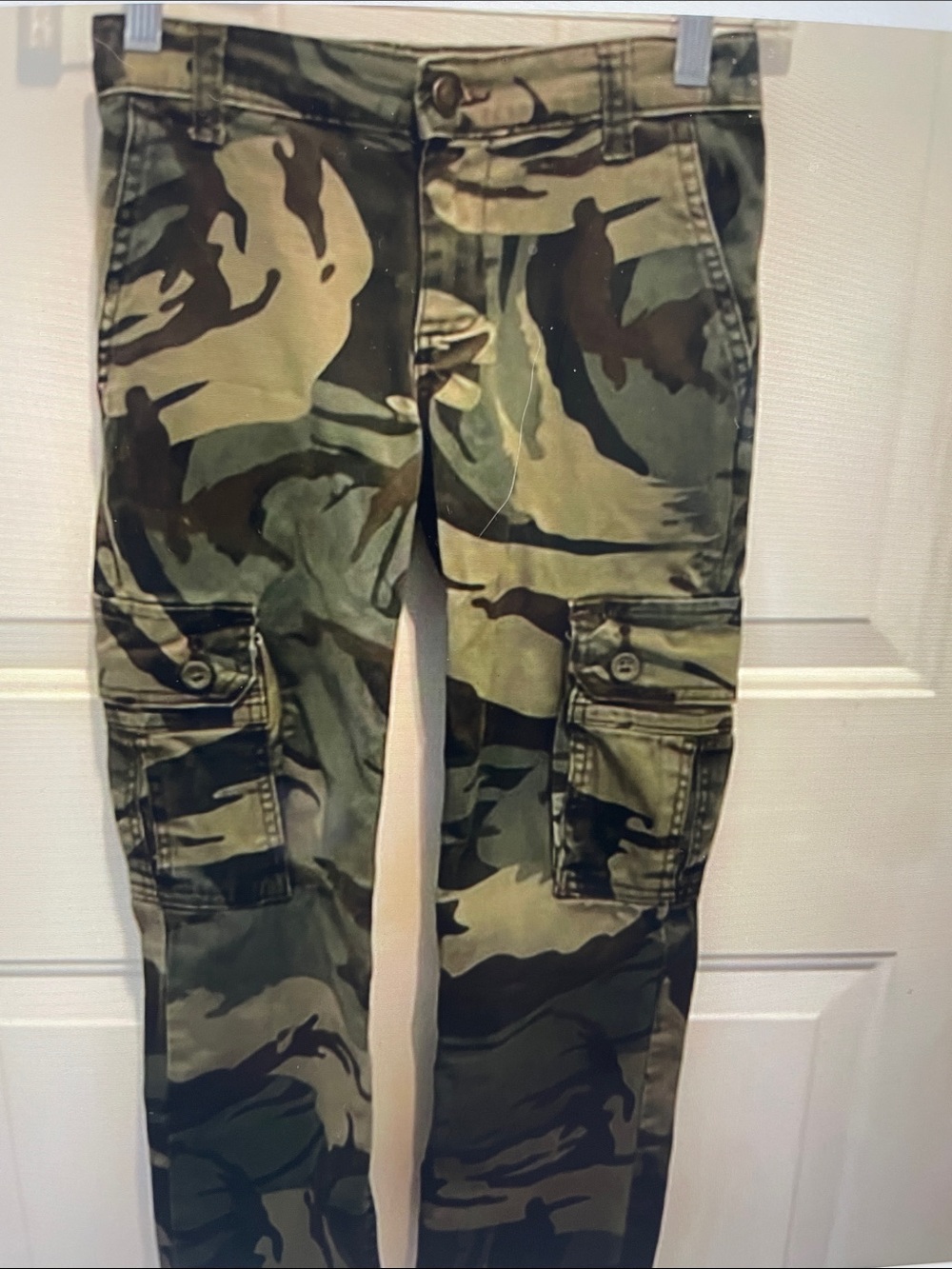 Wrangler Kids Camouflage Cargo Pants - Green Camo